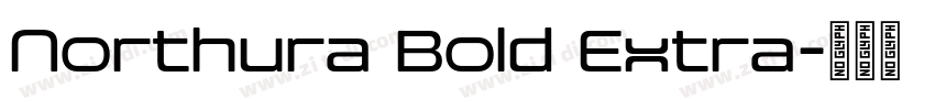 Northura Bold Extra字体转换